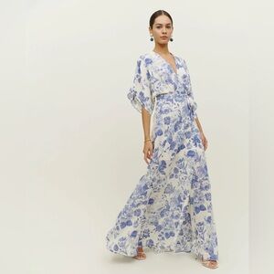 Reformation Floral Wrap Dress - M